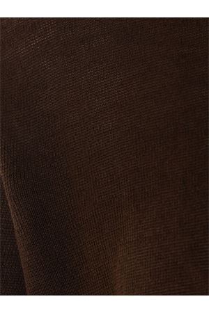Polo leggera in lino marrone ROBERTO COLLINA | RB2002408